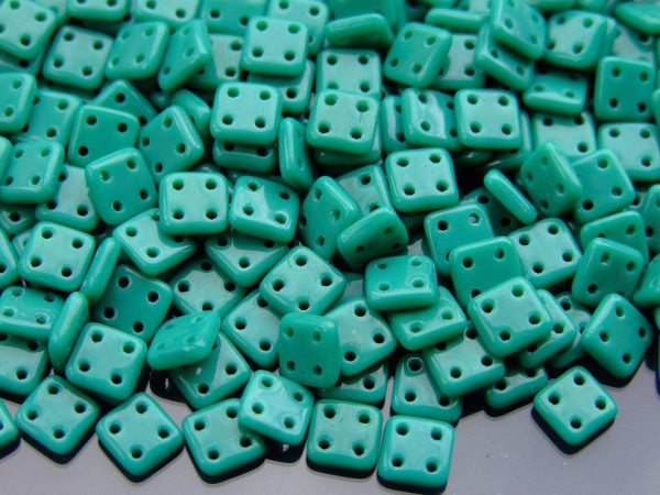 5g CzechMates QuadraTile Beads Persian Turquoise Michael's UK Jewellery