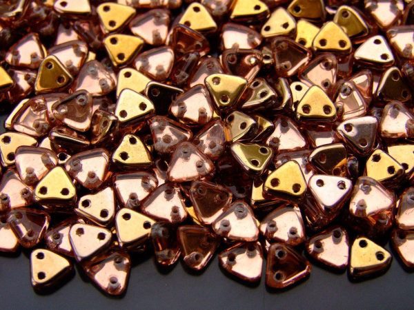 5g CzechMates Triangle Beads Apollo Gold Michael's UK Jewellery