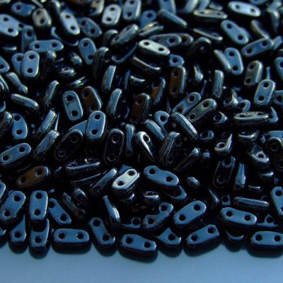5g Czechmates Bar Beads 6x3x2mm Jet Michael's UK Jewellery