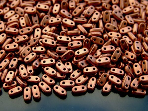 5g Czechmates Bar Beads 6x3x2mm Matte Metallic Copper Michael's UK Jewellery