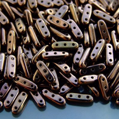 5g Czechmates Beam Beads 3x10mm Dark Bronze Michael's UK Jewellery