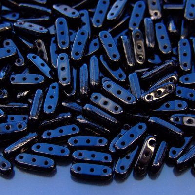 5g Czechmates Beam Beads 3x10mm Jet Michael's UK Jewellery