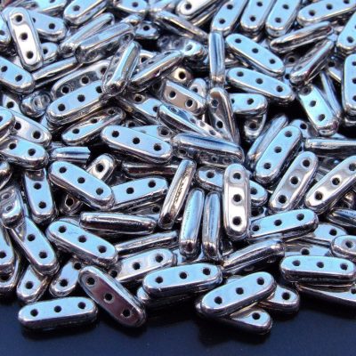 5g Czechmates Beam Beads 3x10mm Silver Michael's UK Jewellery