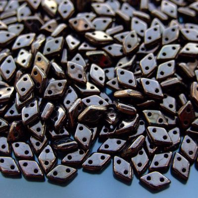 5g Czechmates Diamond Beads 6x4mm Dark Bronze Michael's UK Jewellery