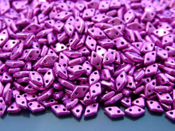 5g Czechmates Diamond Beads 6x4mm Saturated Metallic Spring Crocus Michael's UK Jewellery