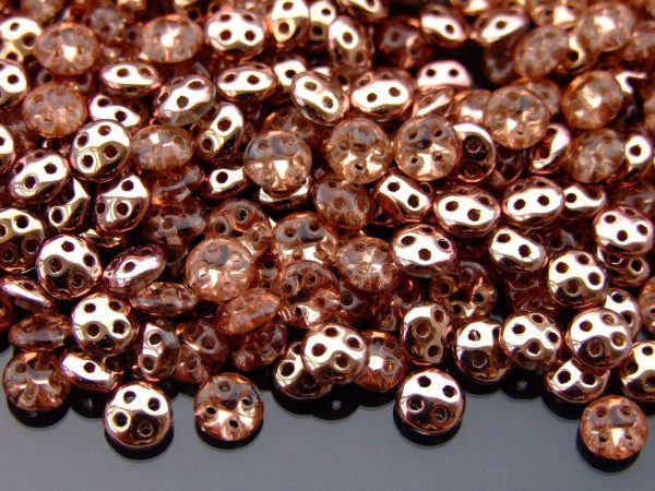 5g Czechmates QuadraLentil Beads 6mm Apollo Gold Michael's UK Jewellery