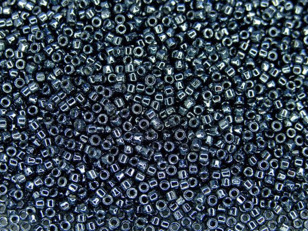 5g Hematite MATUBO Cylinder Seed Beads 10/0 2.1mm Michael's UK Jewellery