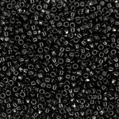 5g Jet MATUBO Cylinder Seed Beads 10/0 2.1mm Michael's UK Jewellery