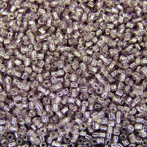 5g Light Amethyst Silver Lined MATUBO Cylinder Seed Beads 10/0 2.1mm Michael's UK Jewellery