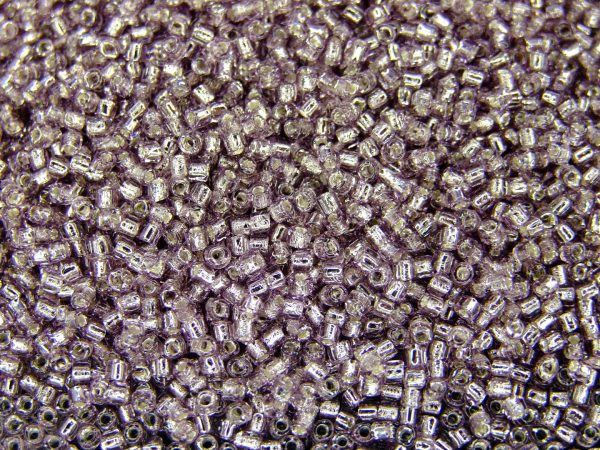 5g Light Amethyst Silver Lined MATUBO Cylinder Seed Beads 10/0 2.1mm Michael's UK Jewellery