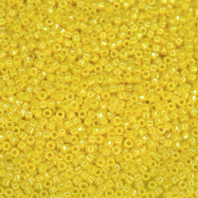 5g Luster Opaque Lemon MATUBO Cylinder Seed Beads 10/0 2.1mm Michael's UK Jewellery