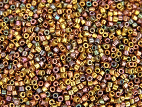 5g Matte Metallic Bronze Iris MATUBO Cylinder Seed Beads 10/0 2.1mm Michael's UK Jewellery