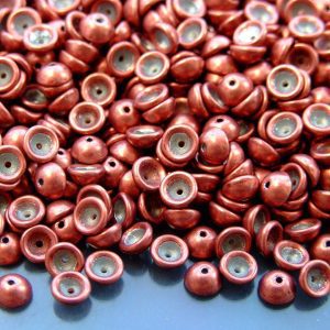 5g Matubo Teacup Beads 2x4mm Colortrends Saturated Metallic Valiant Poppy Michael's UK Jewellery