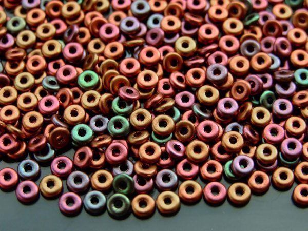 5g O Beads 3.8x1mm Bronze Rainbow C Michael's UK Jewellery
