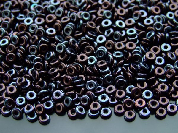 5g O Beads 3.8x1mm Luster Metallic Amethyst Jet Michael's UK Jewellery