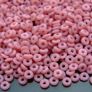 5g O Beads 3.8x1mm Matte Coral Pink Michael's UK Jewellery