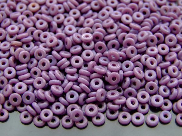 5g O Beads 3.8x1mm Opaque Purple Michael's UK Jewellery