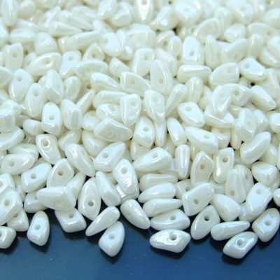 5g Prong Beads 3x6mm Luster Opaque White Michael's UK Jewellery