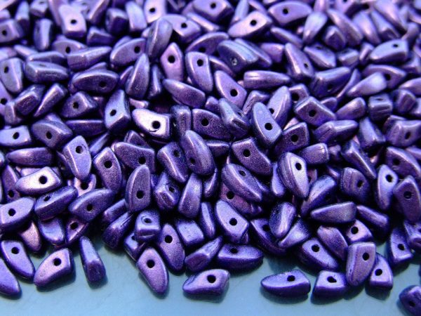 5g Prong Beads 3x6mm Metallic Suede Purple Michael's UK Jewellery