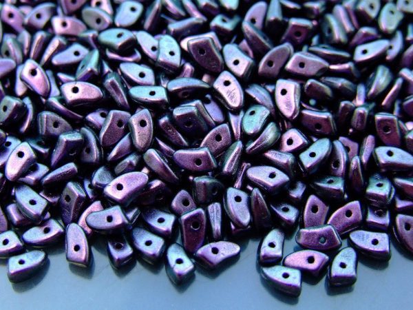 5g Prong Beads 3x6mm Polychrome Black Currant Michael's UK Jewellery