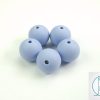 5x 19mm Round Silicone Beads Blue/Serenity Michael's UK Jewellery