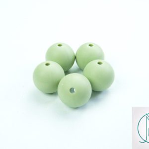 5x 19mm Round Silicone Beads Lint Michael's UK Jewellery