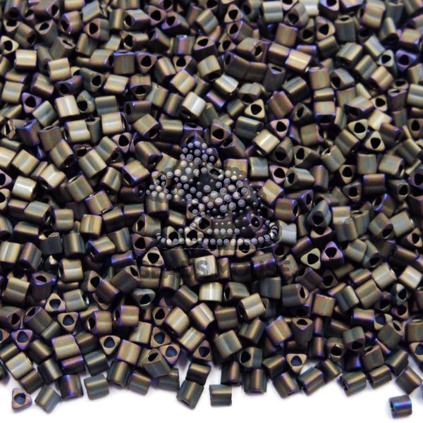 10g 614 Matte Color Iris Brown Toho Triangle Seed Beads 11/0 2mm