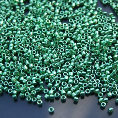 7.2g Tube DB1844 DURACOAT Galvanized Dark Mint Green Miyuki Delica Beads 11/0 1.6mm Michael's UK Jewellery