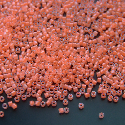 7.2g Tube DB2034 Luminous Flamingo Miyuki Delica Beads 11/0 1.6mm Michael's UK Jewellery