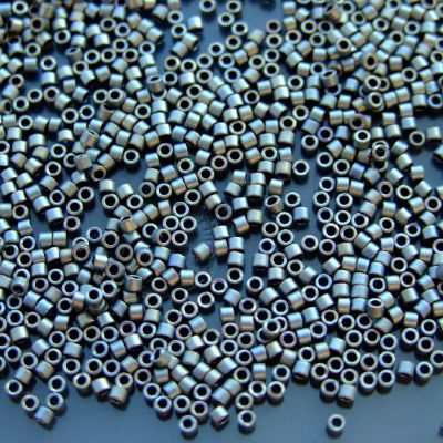 7.2g Tube DB307 Matte Metallic Silver Grey Miyuki Delica Beads 11/0 1.6mm Michael's UK Jewellery