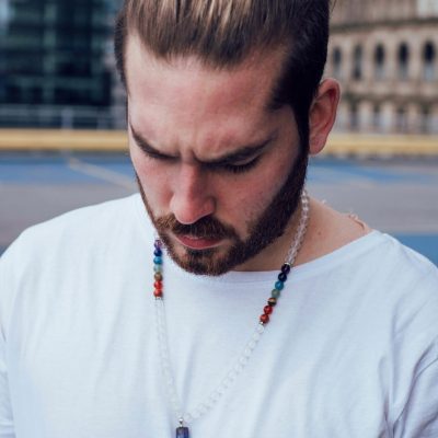 7 Chakra Crystal Natural Gemstone Macrame Necklace Michael's UK Jewellery