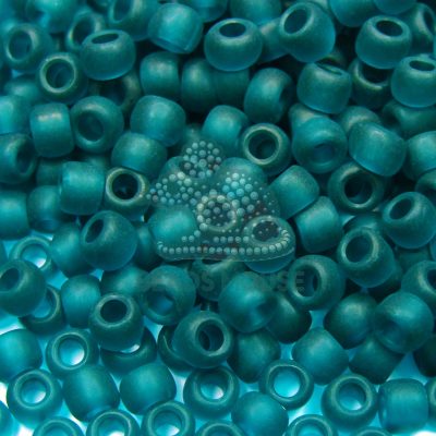 50g Wholesale TOHO Beads 7BDF Transparent Teal Frosted 3/0 beads