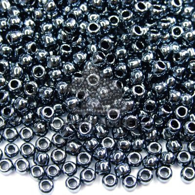 TOHO Seed Beads 81 Metallic Hematite beadsmouse.co.uk