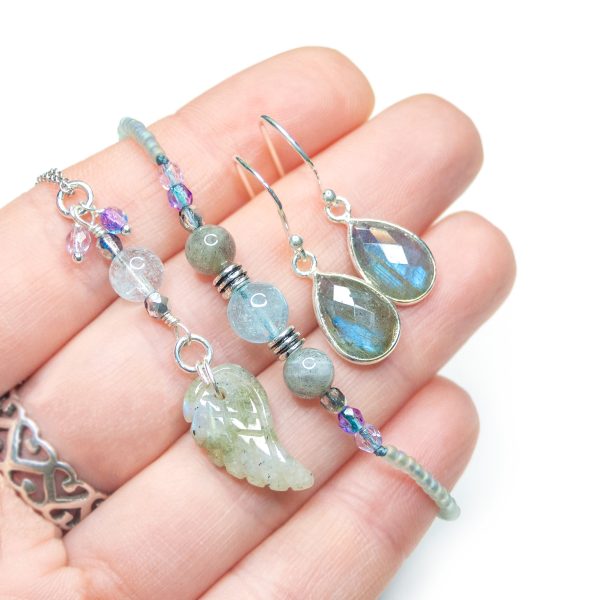 Labradorite Gemstone Jewellery Set | 925 Sterling Silver - Image 3