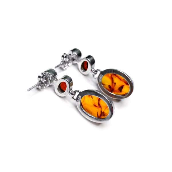 Amber Garnet Citrine Earrings mine to mind 03