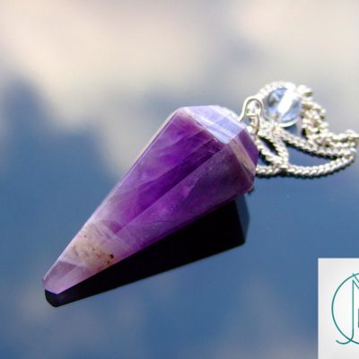 Amethyst Pendulum Natural Gemstone for Dowsing Scrying Divination Meditation Michael's UK Jewellery