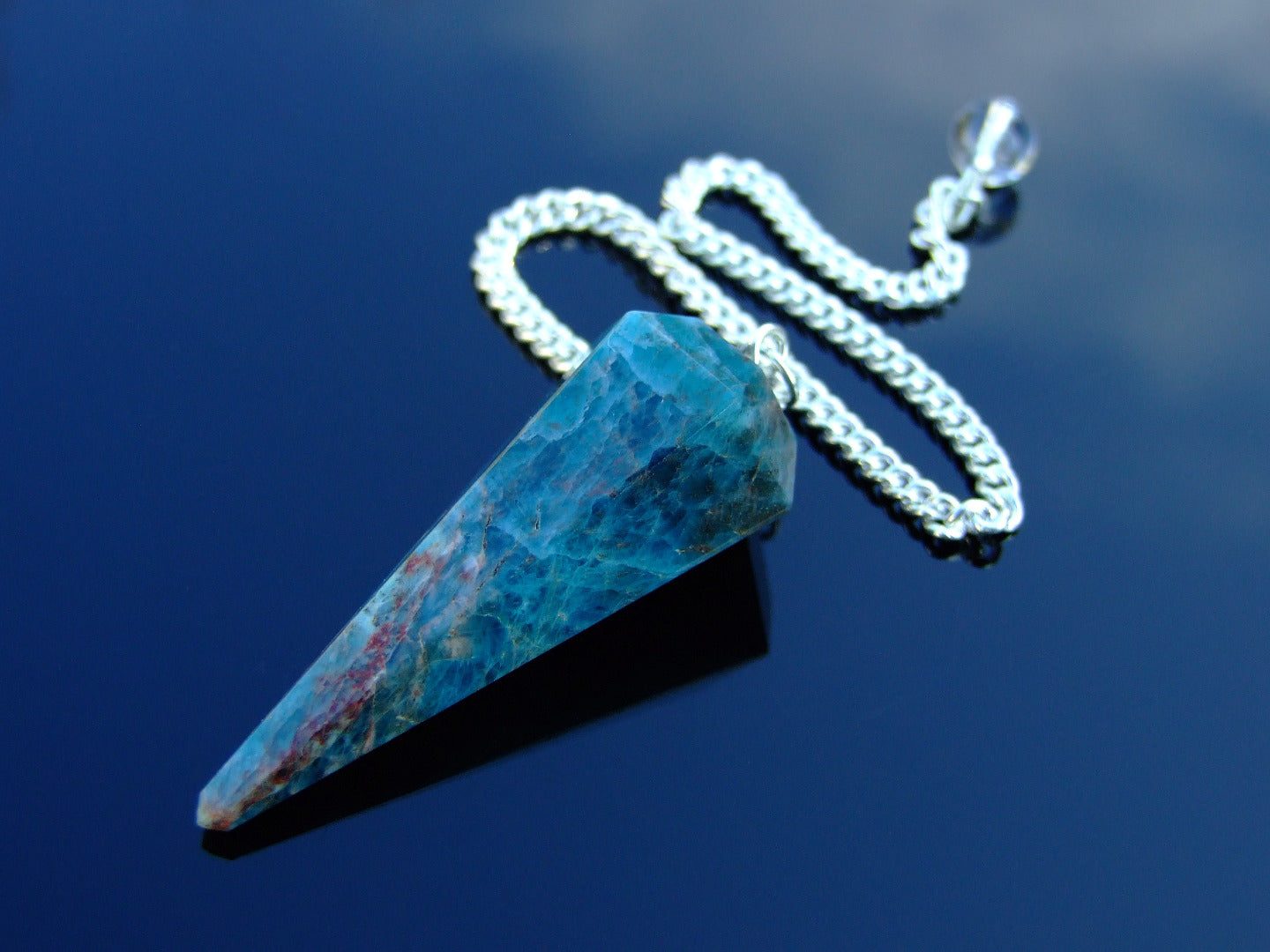Apatite Natural Gemstone Point Pendulum Michael's UK Jewellery