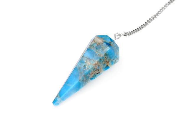 Apatite Natural Gemstone Point Pendulum Michael's UK Jewellery