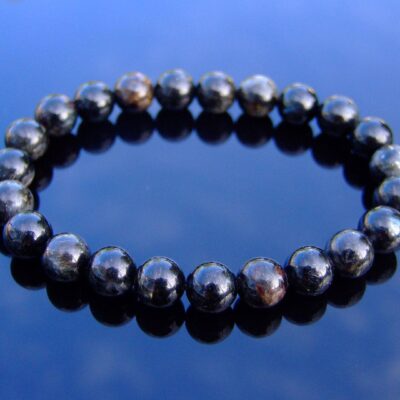 Astrophyllite Natural Gemstone Bracelet 6-9'' Elasticated Michael's UK Jewellery