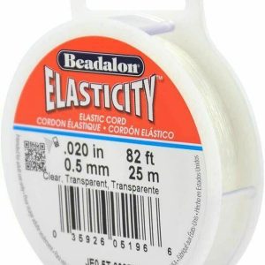 Beadalon Elasticity 0.5mm Clear 25m Stretch Cord Michael's UK Jewellery