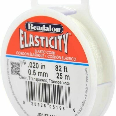 Beadalon Elasticity 0.5mm Clear 25m Stretch Cord Michael's UK Jewellery