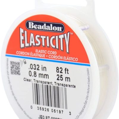 Beadalon Elasticity 0.8mm Clear 25m Stretch Cord Michael's UK Jewellery
