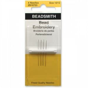 Beadsmith Bead Embroidery Needles Pack of 4 Sizes 10/12 Michael's UK Jewellery