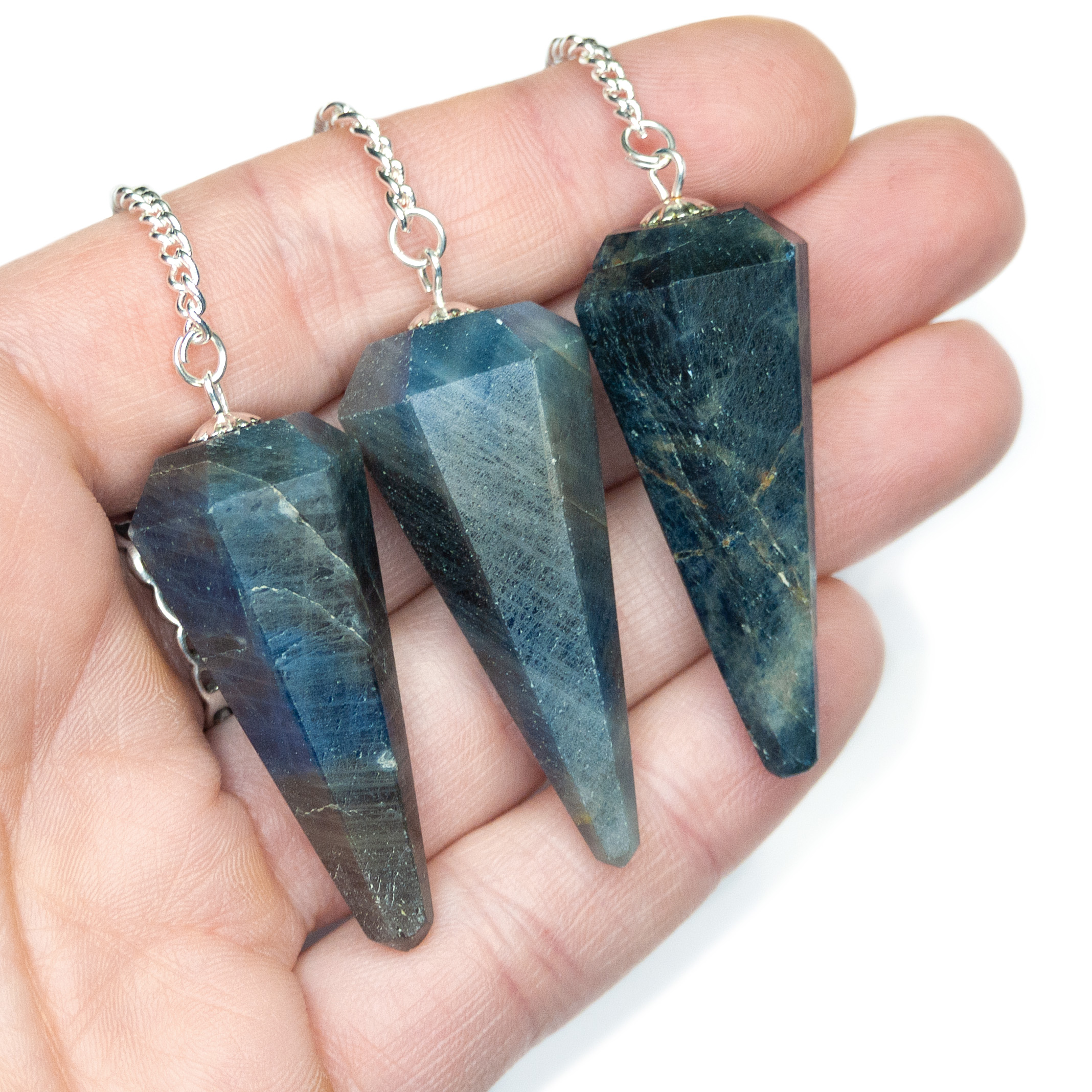 Blue Sapphire Gemstone Pendulum mine to mind 02