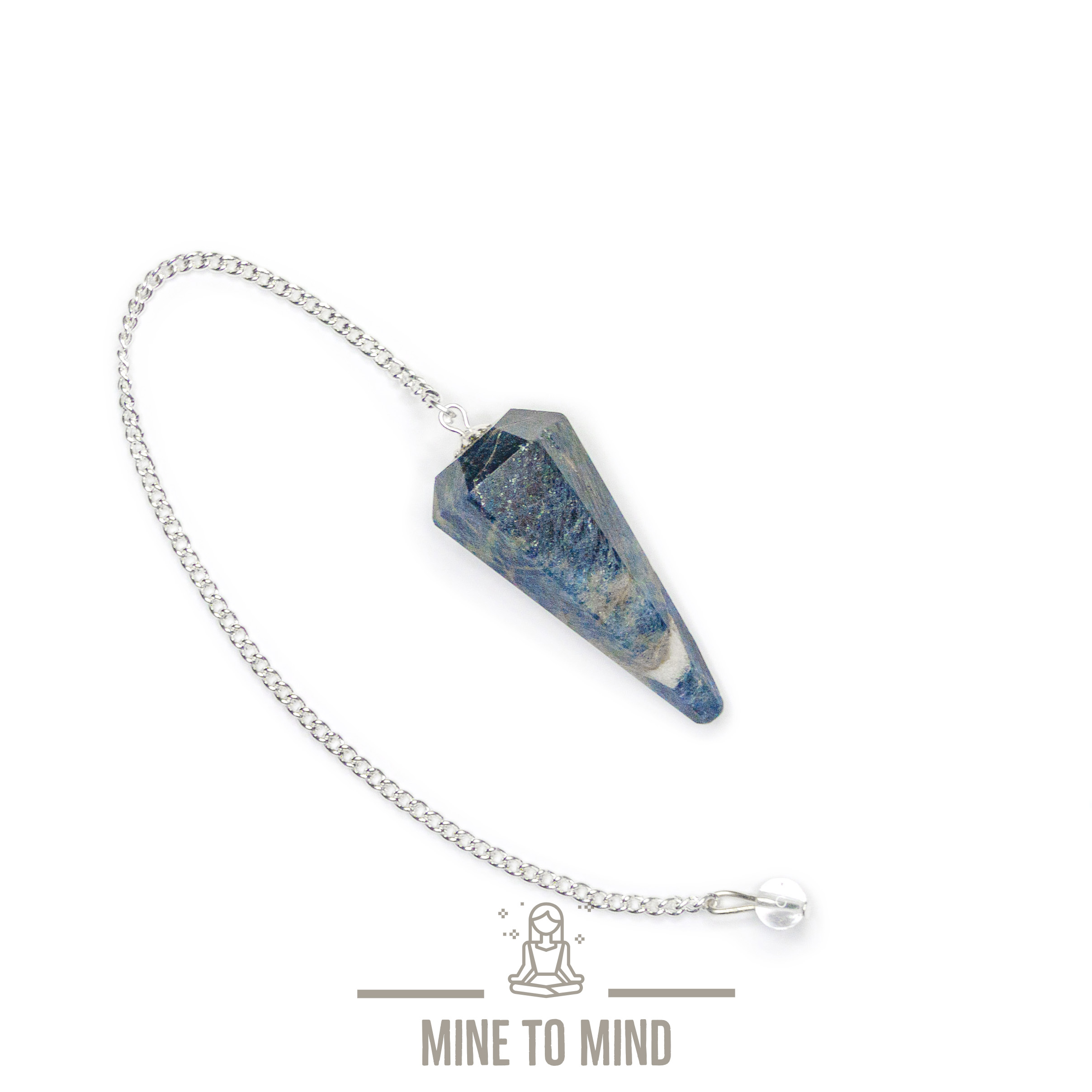 Blue Sapphire Gemstone Pendulum mine to mind