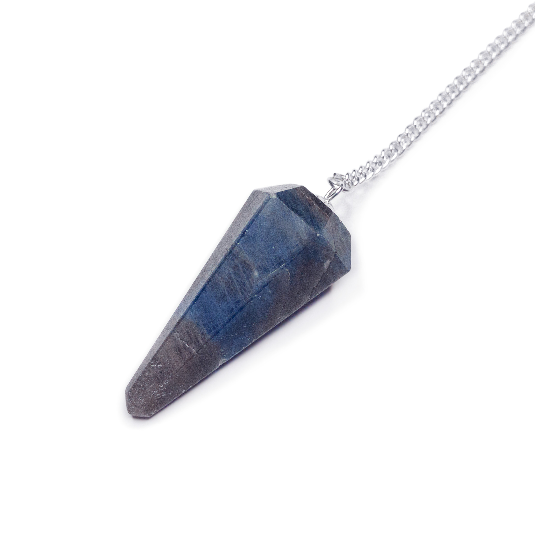 Blue Sapphire Gemstone Pendulum mine to mind logo