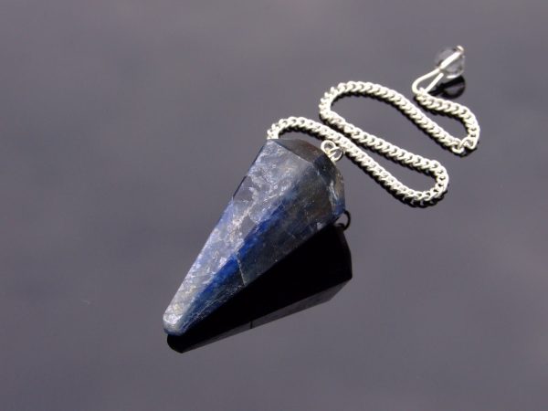 Blue Sapphire Pendulum Natural Gemstone for Dowsing Scrying Divination Meditation Michael's UK Jewellery