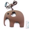 Brown Elephant Pendant Teething Necklace Michael's UK Jewellery