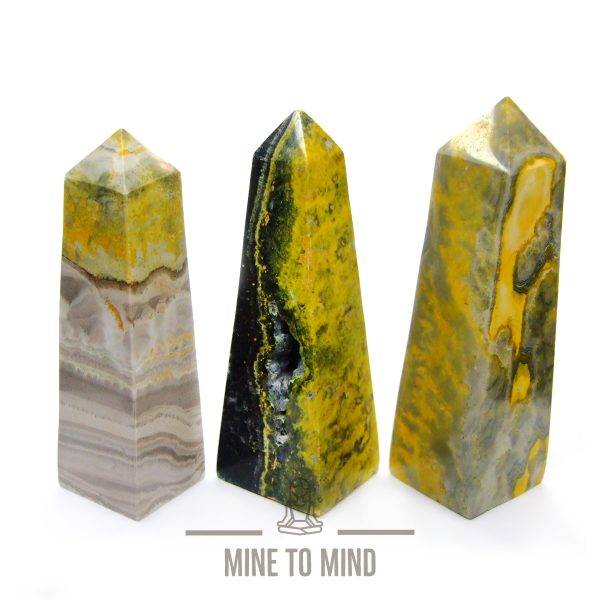 Bumble Bee Jasper Gemstone Obelisk Mine To Mind