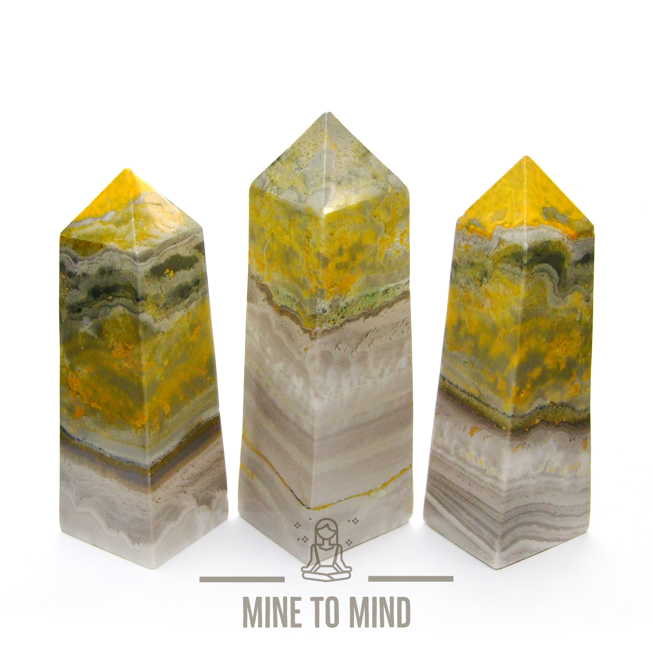 Bumble Bee Jasper Gemstone Obelisk Mine To Mind